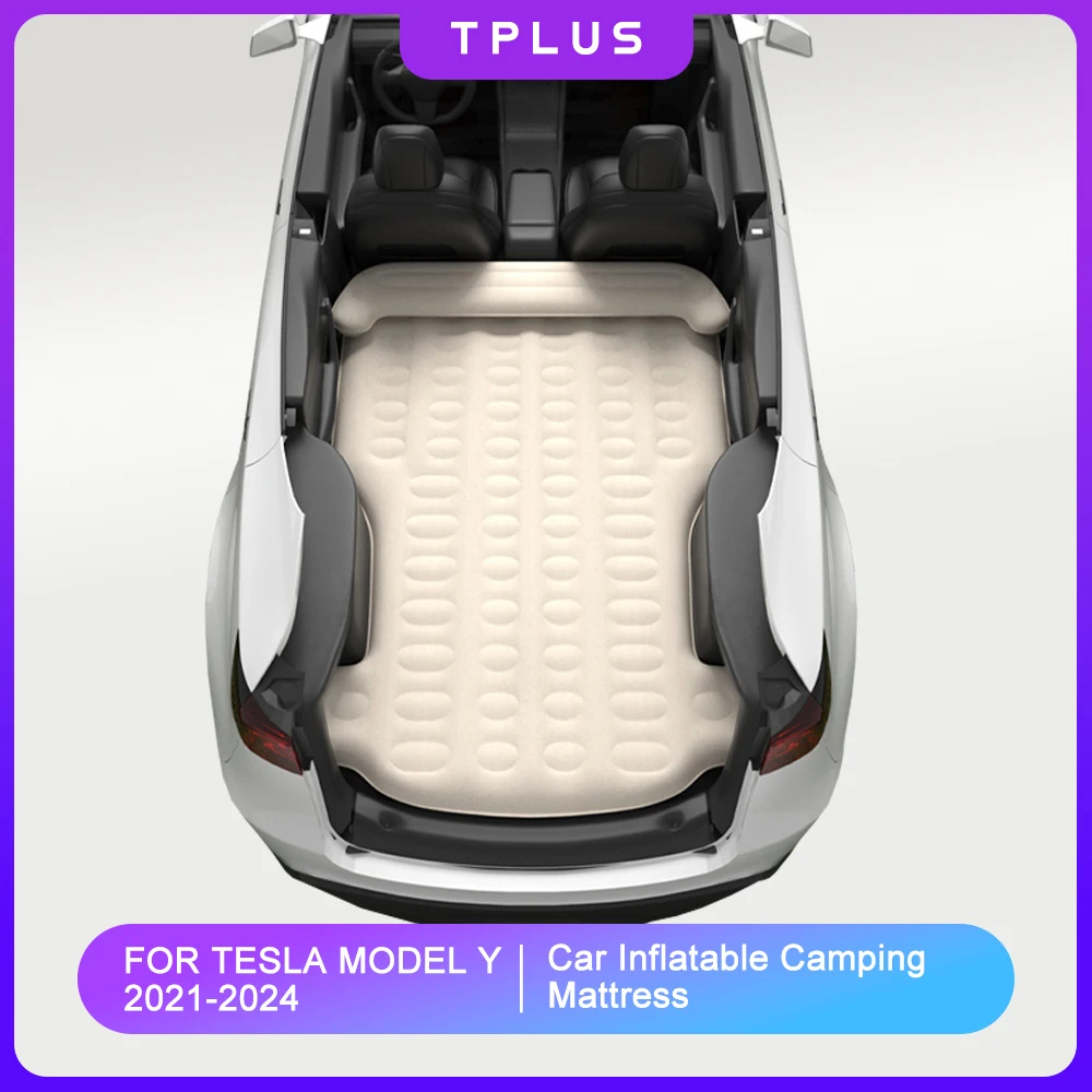 

Air Mattress Custom For Tesla Model Y 2024 2023 Inflatable Car Bed Inflatable Special Model Y Camping Sleeping Pad Accessories