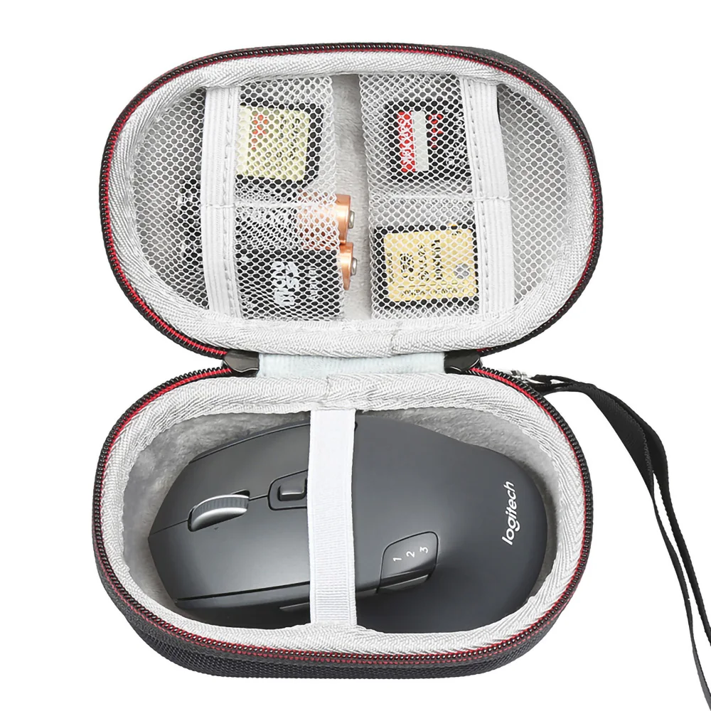 Hard EVA Storage Bags for Logitech M510 M330 M720 Wireless Mouse Portable Box for Signature M650 L Mice Travel Carrying Case