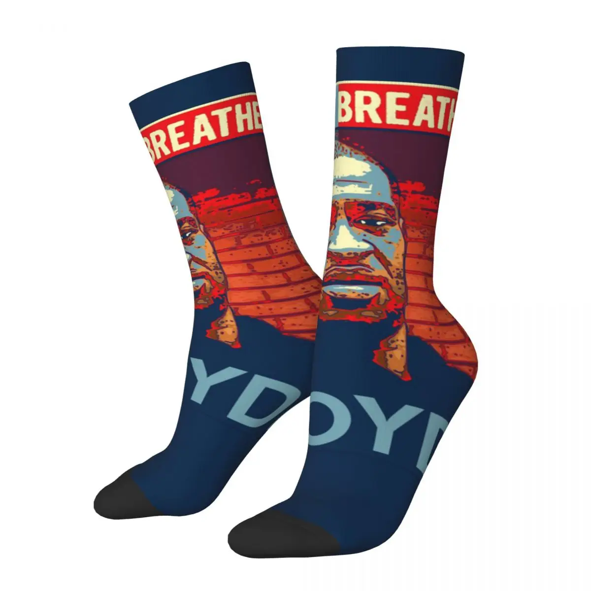 George Floyd I Can't Breathe Unisex Socks,Hiking 3D Print Happy Socks Street Style Crazy Sock