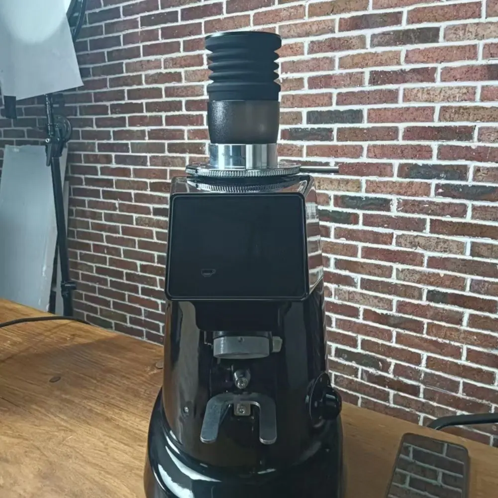 Blowing Bean Bin for Espresso Grinder Maintenance with 3.5oz Capacity and Metal Reinforcement Compatible with For Fiorenzato