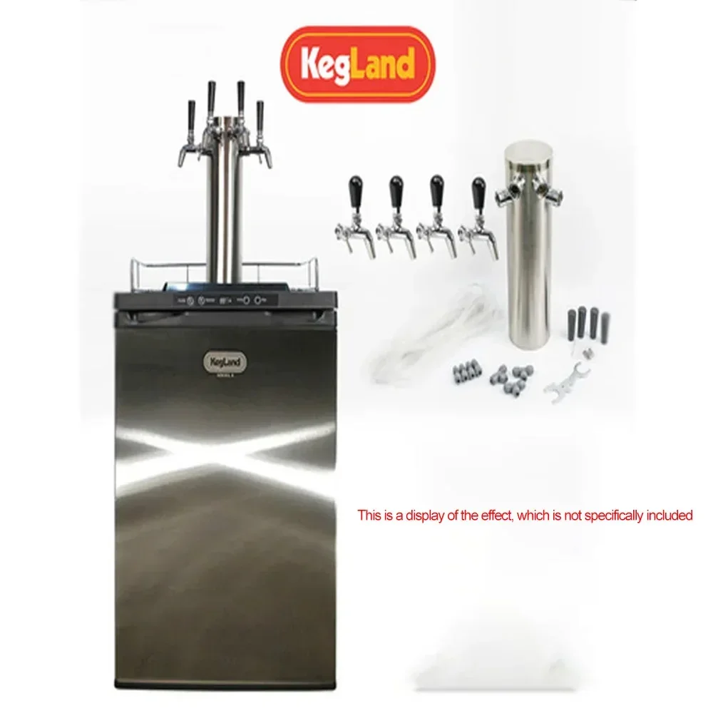 kegland G2 NUKATAP Stainless Steel flow control adjustable Tap Home Brewing Beer faucet - Forward Sealing (free plastic handle)