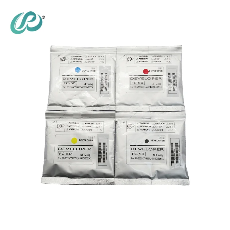 

4PCS New 245g Compatible D-FC50 FC-50 Color Developer Powder for Toshiba e-Studio 2555C 3055C 3555C 4555C 5055C