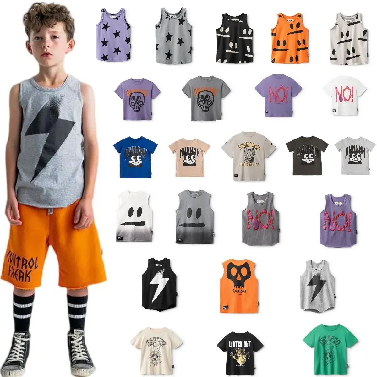 Children's 2024 Summer Short sleeved Shorts