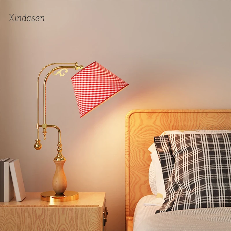 

Luxury Table Lamp Tri-color E27 Pink Night Light for Girl Bedroom Living Room Desk Decor Eye-Protection Reading Atmosphere Lamp