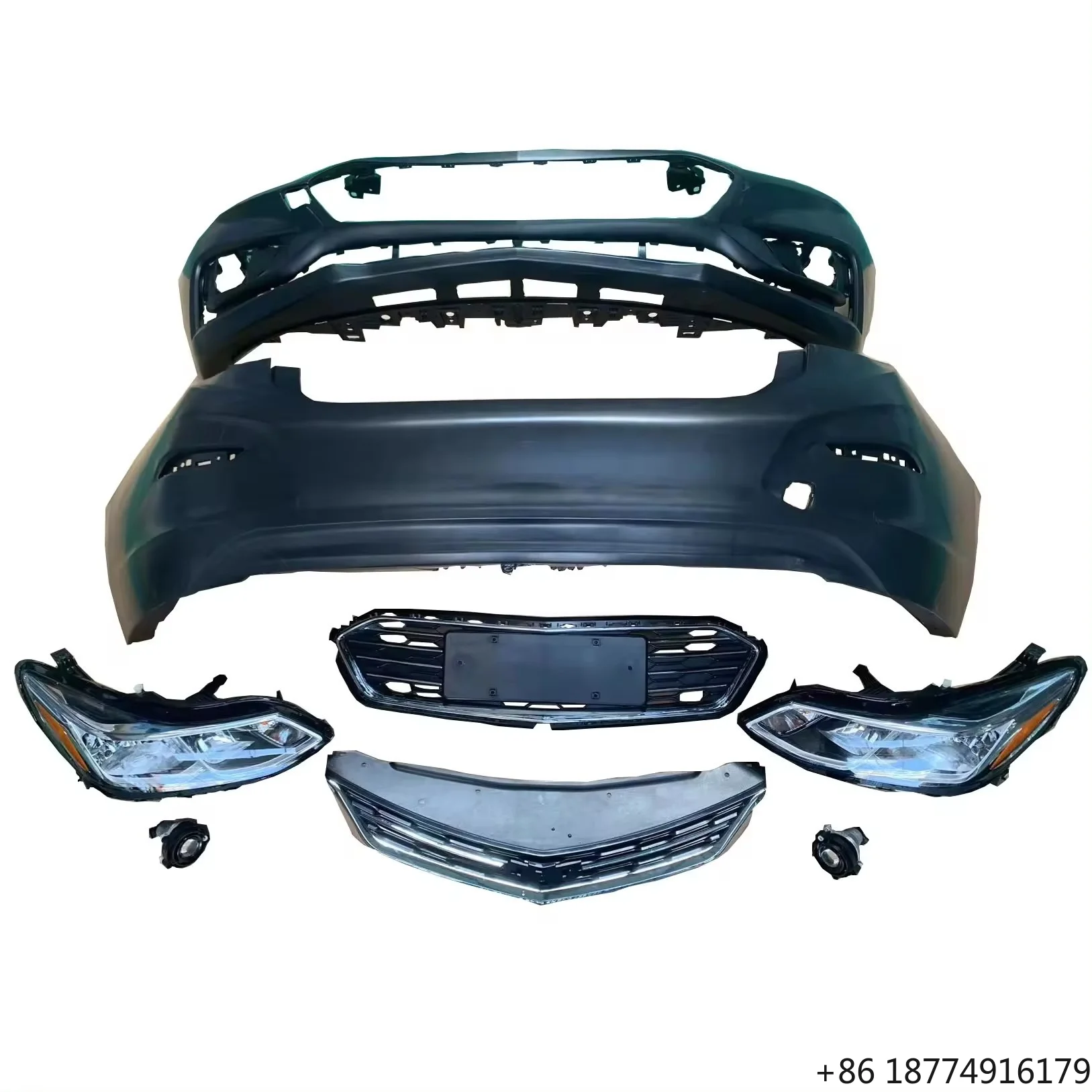 

Auto Parts Car Body Parts New Front Bumper Assembly for Cruze 2017 Front Bumper Cover Bumper Kit Replacement