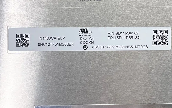 n140jca-elp-140-''matrice-de-panneau-d'affichage-d'ecran-lcd-d'ordinateur-portable-1920-1200-edp-30-broches