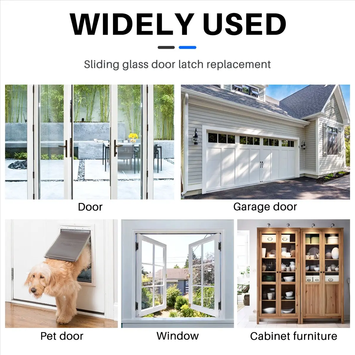 [Promotions]Stainless Steel,Glass Door Latches Lock/Bolt,138A ,Without Drilling,For Double Glass Door, Frameless Glass Door