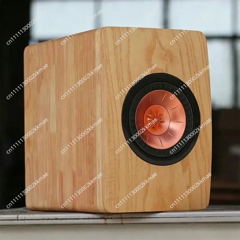 British KEF coaxial LS50 same solid wood speaker empty box DIY customization