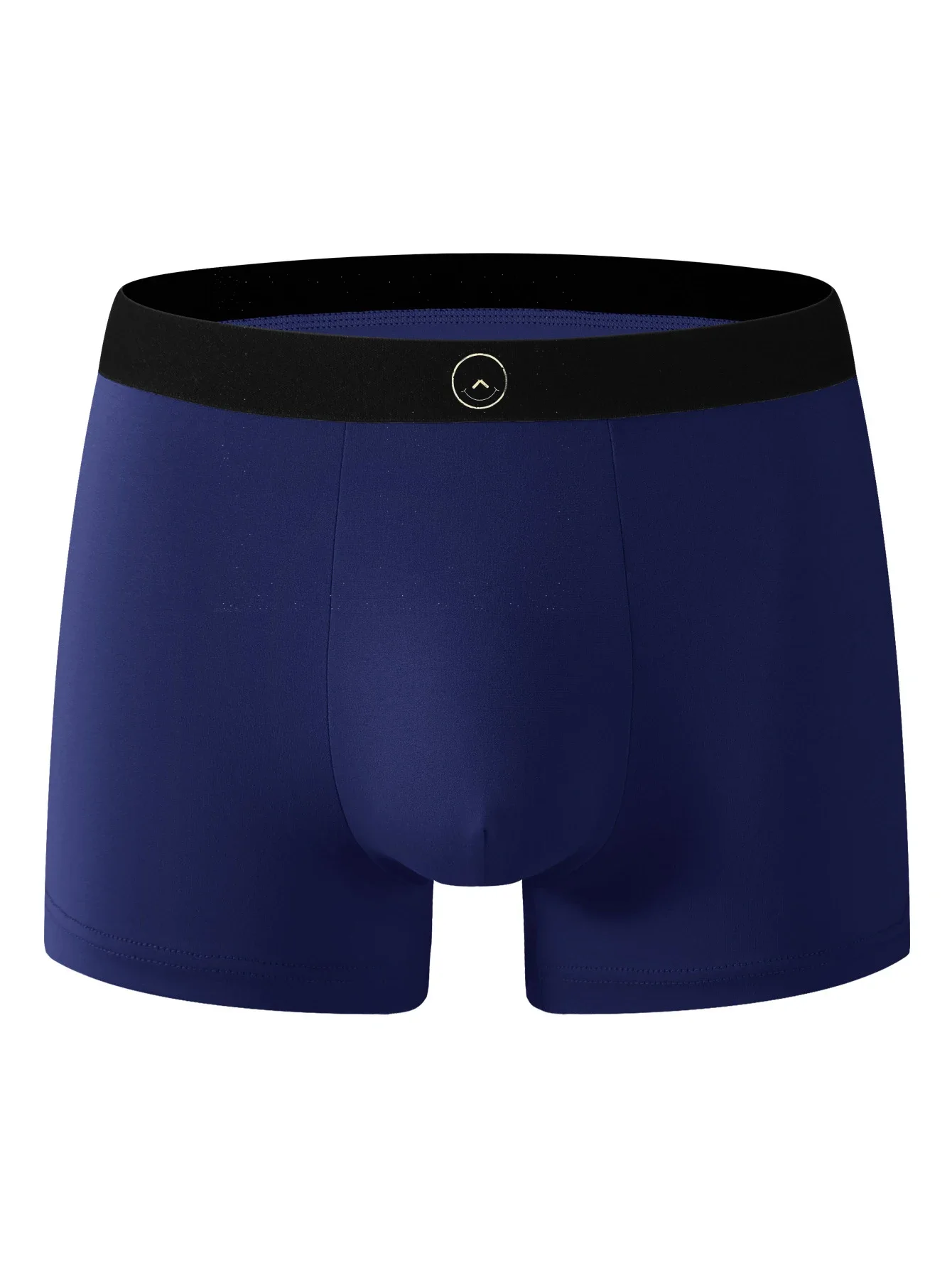 Die schwarze Unterwäsche mit lächelndem Gesicht für den Sommer 2025, bequeme, eng anliegende Boxershorts sind ein Musthave für Herrenmode