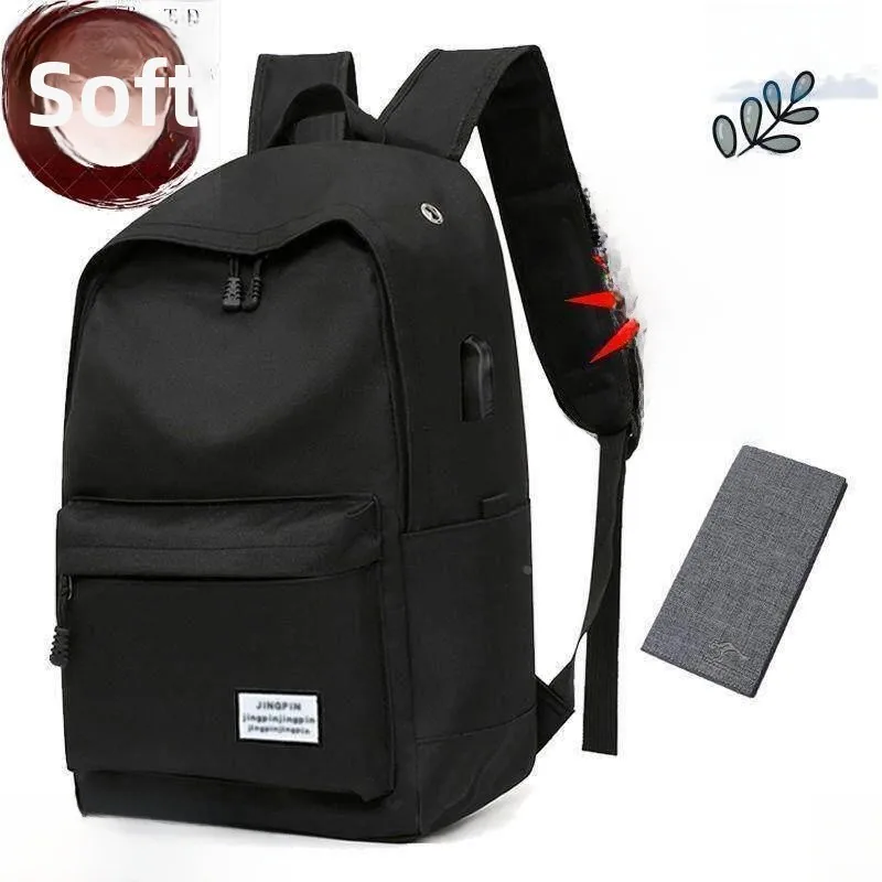

Large Capacity Men's Business Travel Backpack Fashionable Computer Bag for High School College Students Bookbag Dual Shoulder