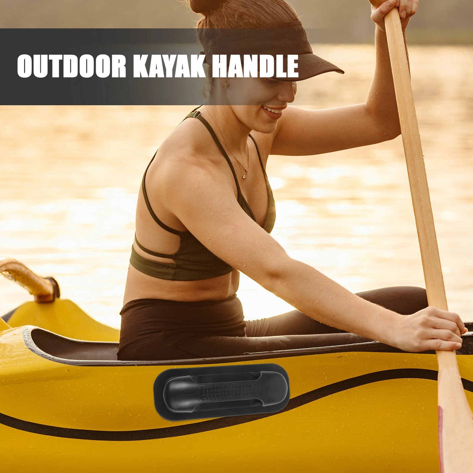

Boat Handle Plastic Kayak Pull Canoe Kayaking Handrail Paddles for Tubing Pvc Handles Side Carry