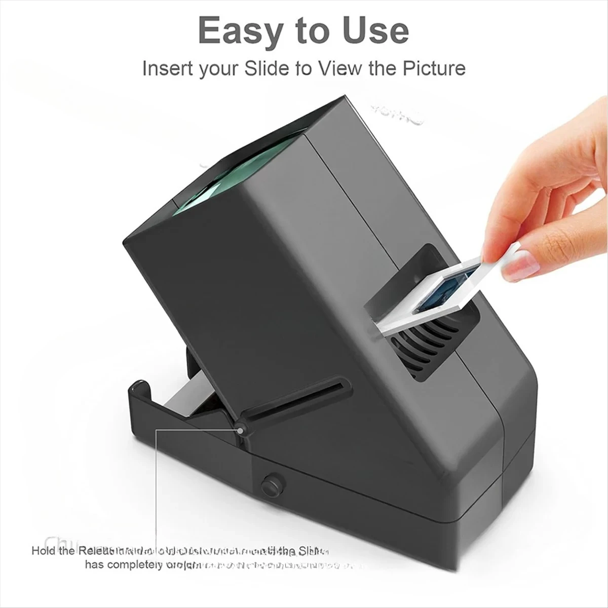A98T35mm Slide Viewer, 3X Magnification, USB Powered/Battery Operation-for 35mm Daylight Film Slide and Negative Viewer
