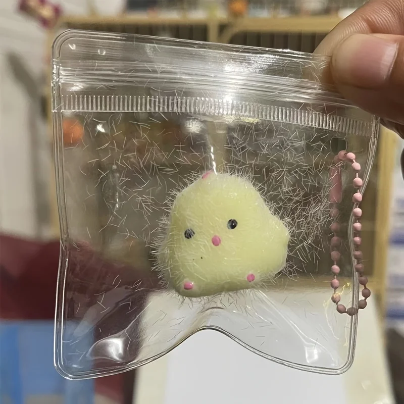 10 pçs bonito pintainho espremer alívio do estresse brinquedo macio mochi brinquedo dos desenhos animados lento rebote descompressão brinquedos mole para presentes do miúdo adulto