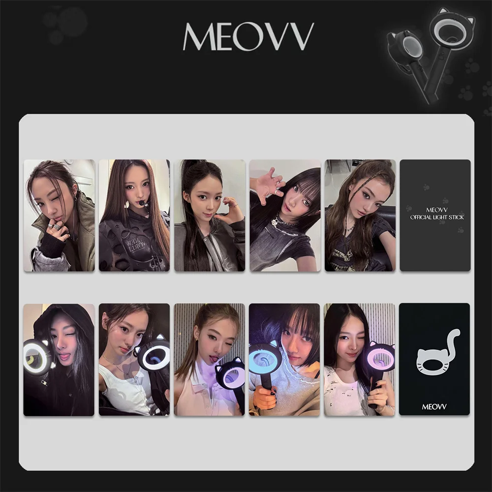KPOP MEOVV ألبوم جديد HD بطاقات الصور SOOIN GAWON ANNA NARIN ELLA 5 قطعة/المجموعة مزدوجة الجانبين Lightstick LOMO بطاقات المشجعين هدية عيد ميلاد #2