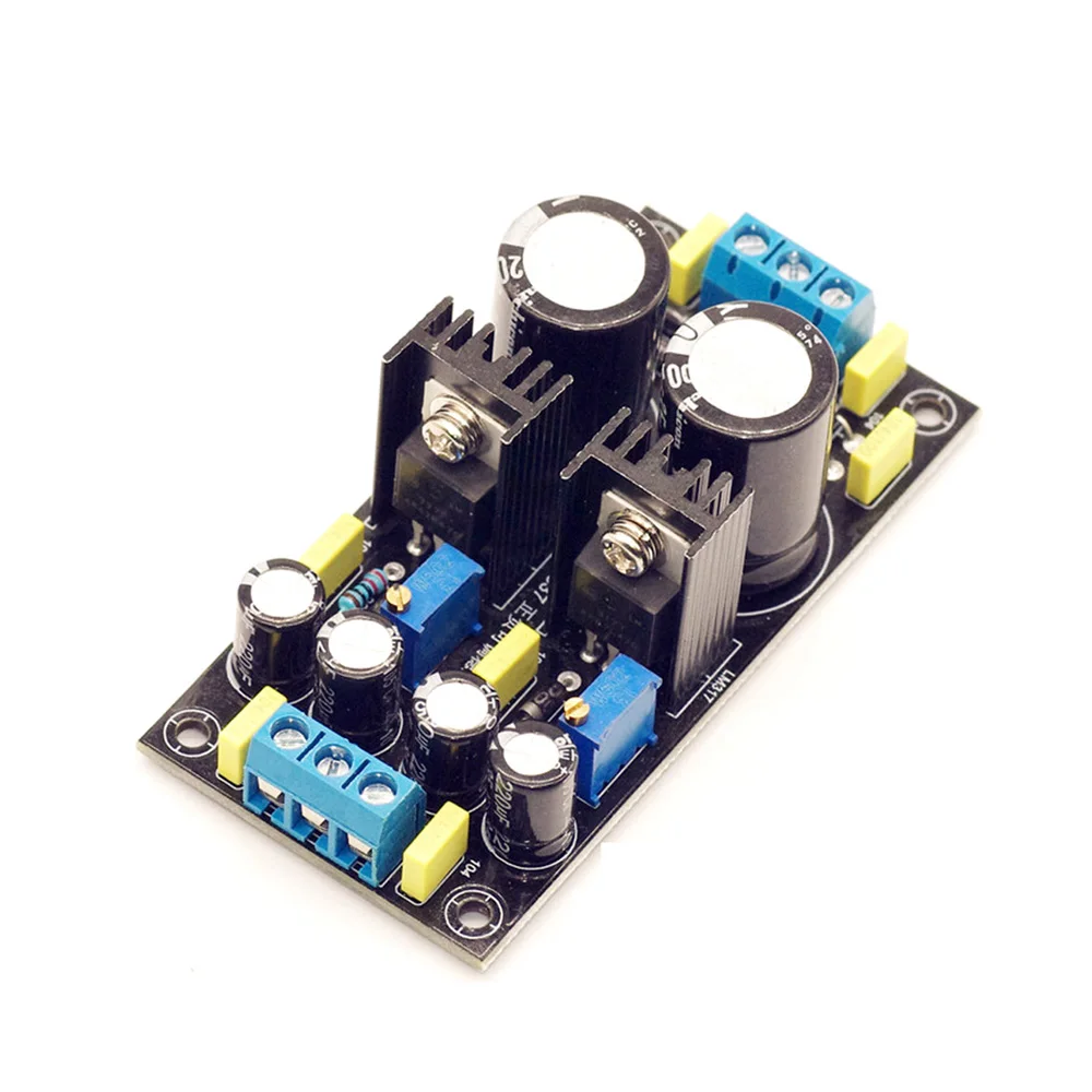 Imagem -02 - Regulador de Tensão Positivo e Negativo para Amplificador Módulo de Alimentação Ajustável ac para dc 5v 12v 15v 19v 24v Lm317 Lm337