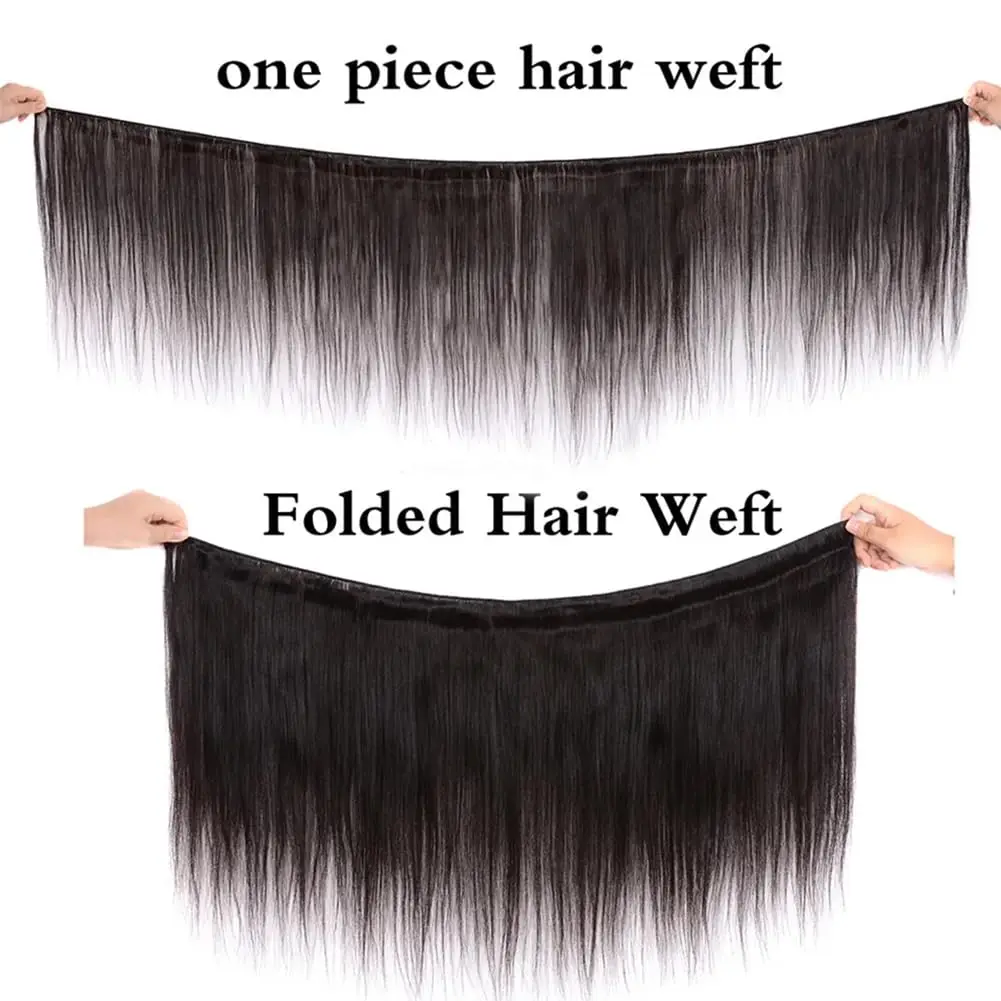 Straight Bundles Human Hair (22 24 26 Inch) 100% Unprocessed 10A Brazilian Human Hair Bundles