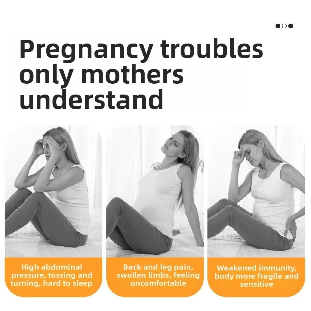 Soft Pregnancy Pillow Ergonomic Adjustable Maternity Pillow Multifunction Comfort Women's Sleeping Body Pillow Sleeping Cushion