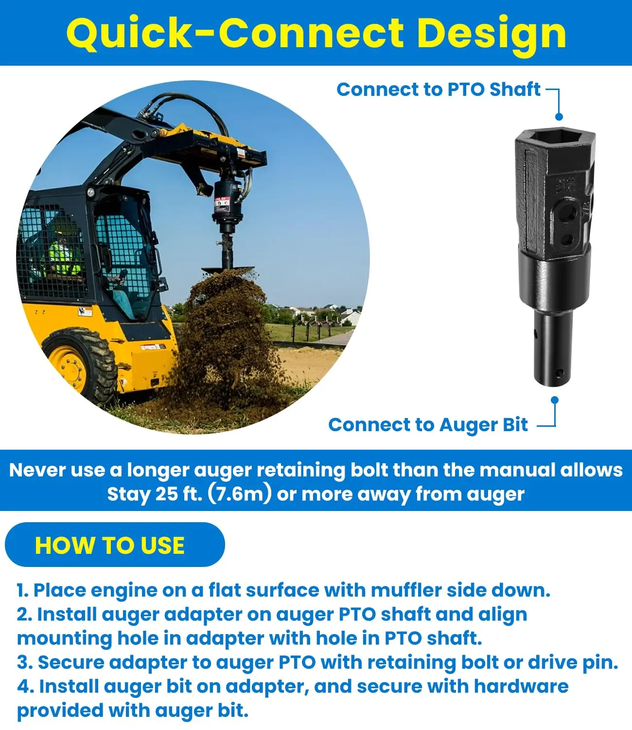 Heavy Duty Auger Adapter 2