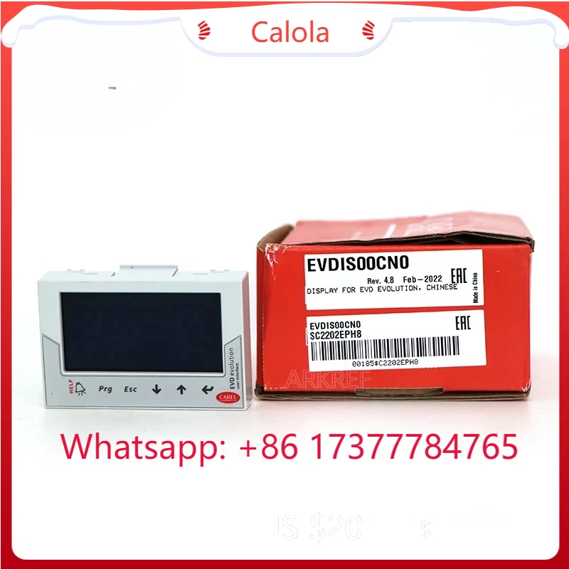 

Original Italy Carel EVDIS00CN0 Quality Assurance Display Screen