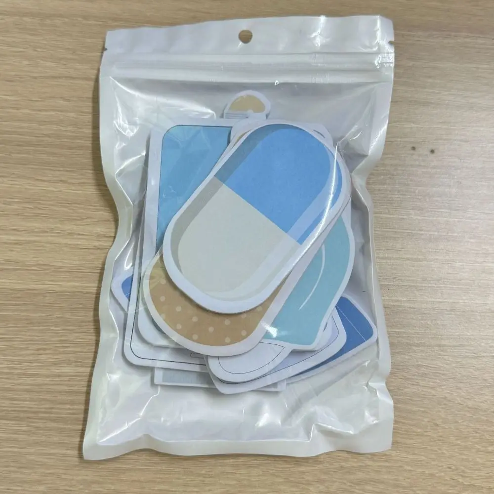 

Cute Nursing Themed Sticky Notes Set 30 Sheets Thickened Self-Adhesive Sticky Notes Removable Colorful Square Memo Pad Gift