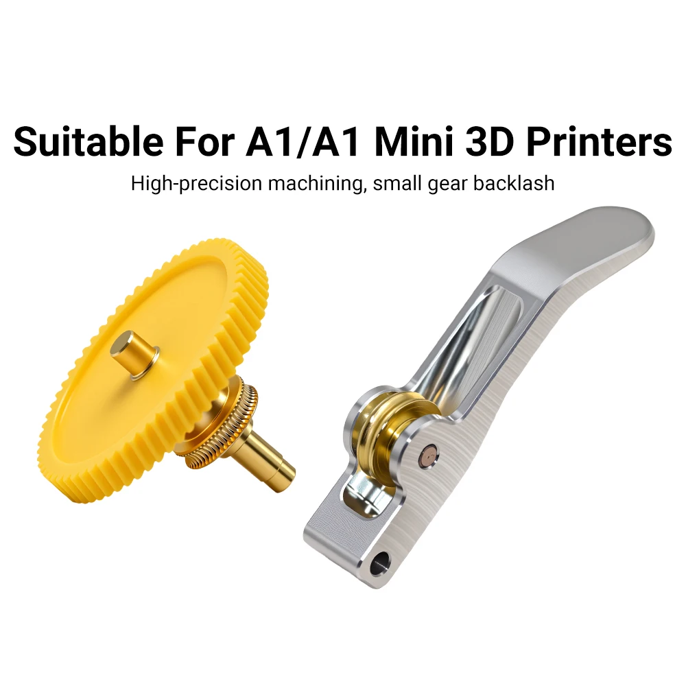 For Bamboo lab A1 Mini Extruder Gear A1 Gear Hardened Steel All-Metal High Quality Extruder Kit For Lab A1 Extruder Gear Parts