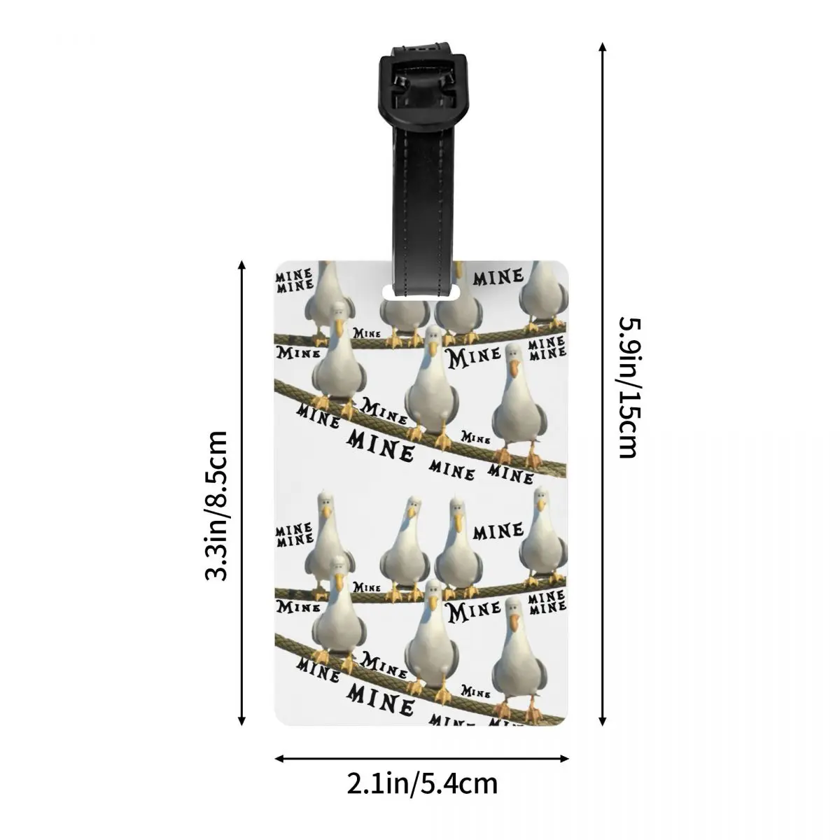 Шахта чайки от поиска Nemo багажная бирка для чемодана Личная Обложка идентификационная этикетка