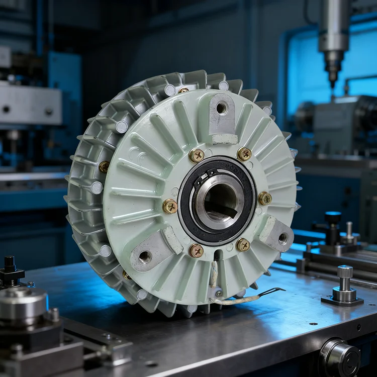 

High Quality TJ-POD-A-10 Unwinding Hollow Shaft 2.5kg Magnetic Particle Brake Clutch 50Nm High Adjustable Torque Brake