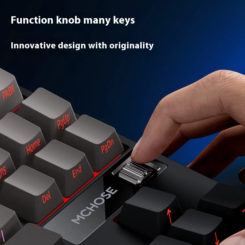 New MCHOSE G87 Customized Mechanical Keyboard Gasket Structure Wireless Tri Mode Esports Game Office Game Gift Birthday Surprise