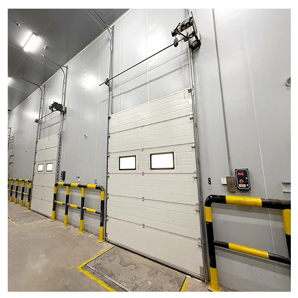 Customization Automatic Industrial Sliding Door Elevated Steel Vertical Lifting Roller Shutter Elevated Warehouse Dock Segmented
