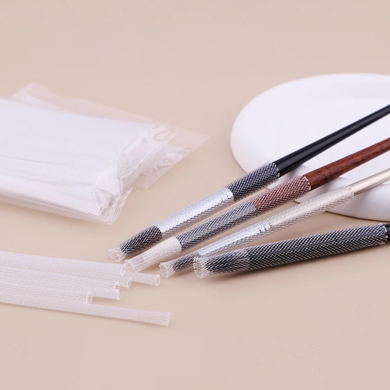 5/10/20/50pcs Protective Mesh Set Makeup Brush Protective Mesh Set Rose Gauze Set Makeup Brush Protective Mesh Set Flower