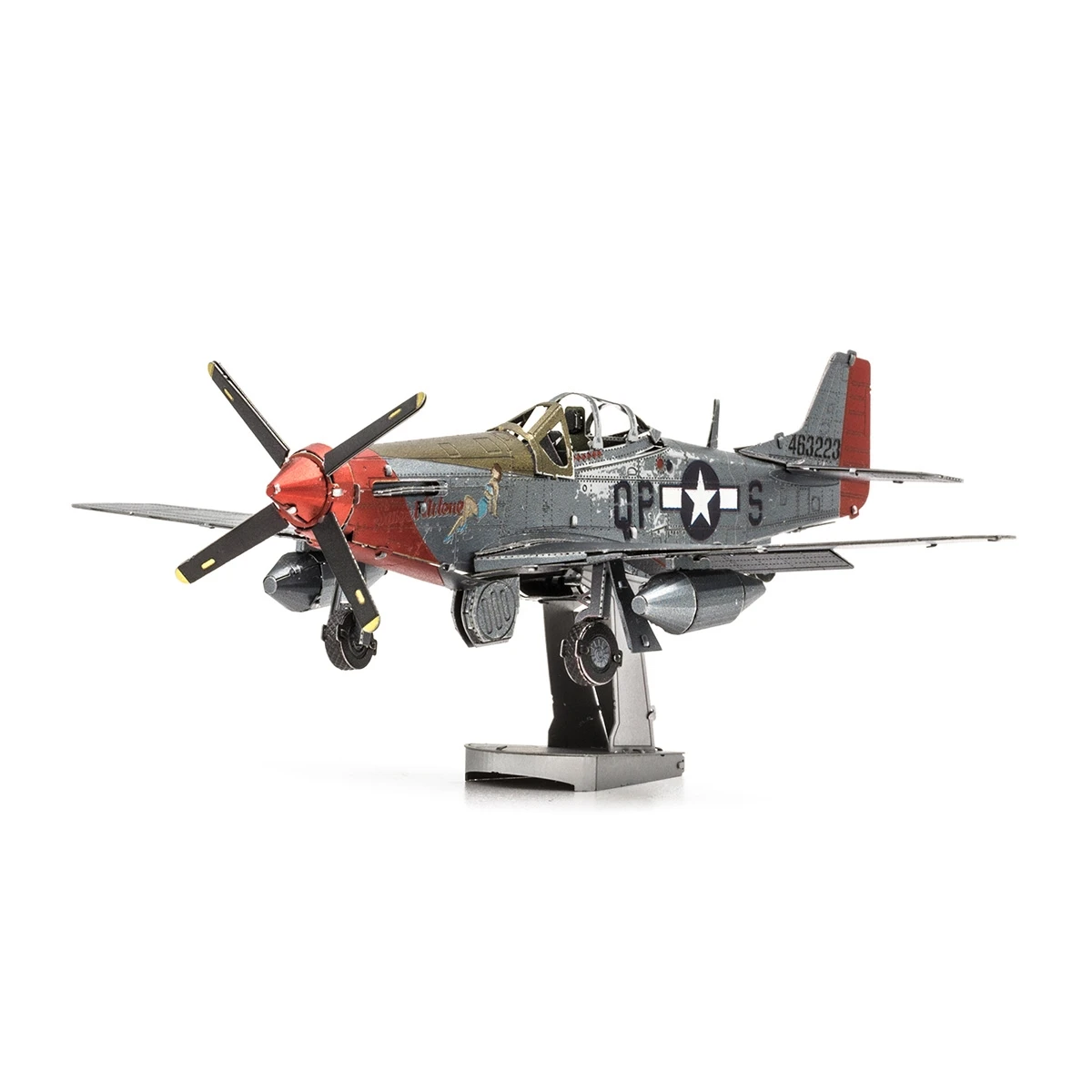 P-51D 3D Metal Puzzle model kits DIY Laser Cut Puzzles Jigsaw Toy For Children