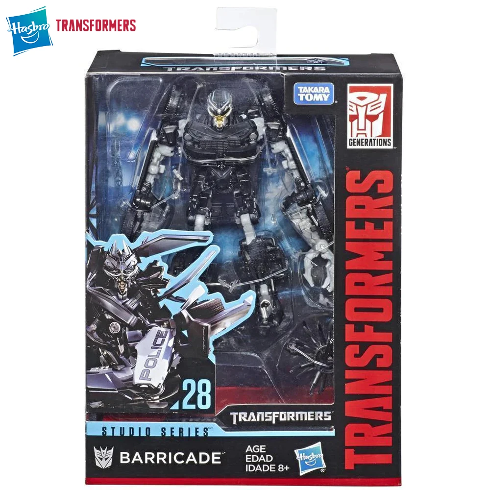 

[In-Stock] Hasbro Transformers Studio Series SS28 Barricade 11.5cm Deluxe Class Nice Collectible Action Movie Figure Model Toys