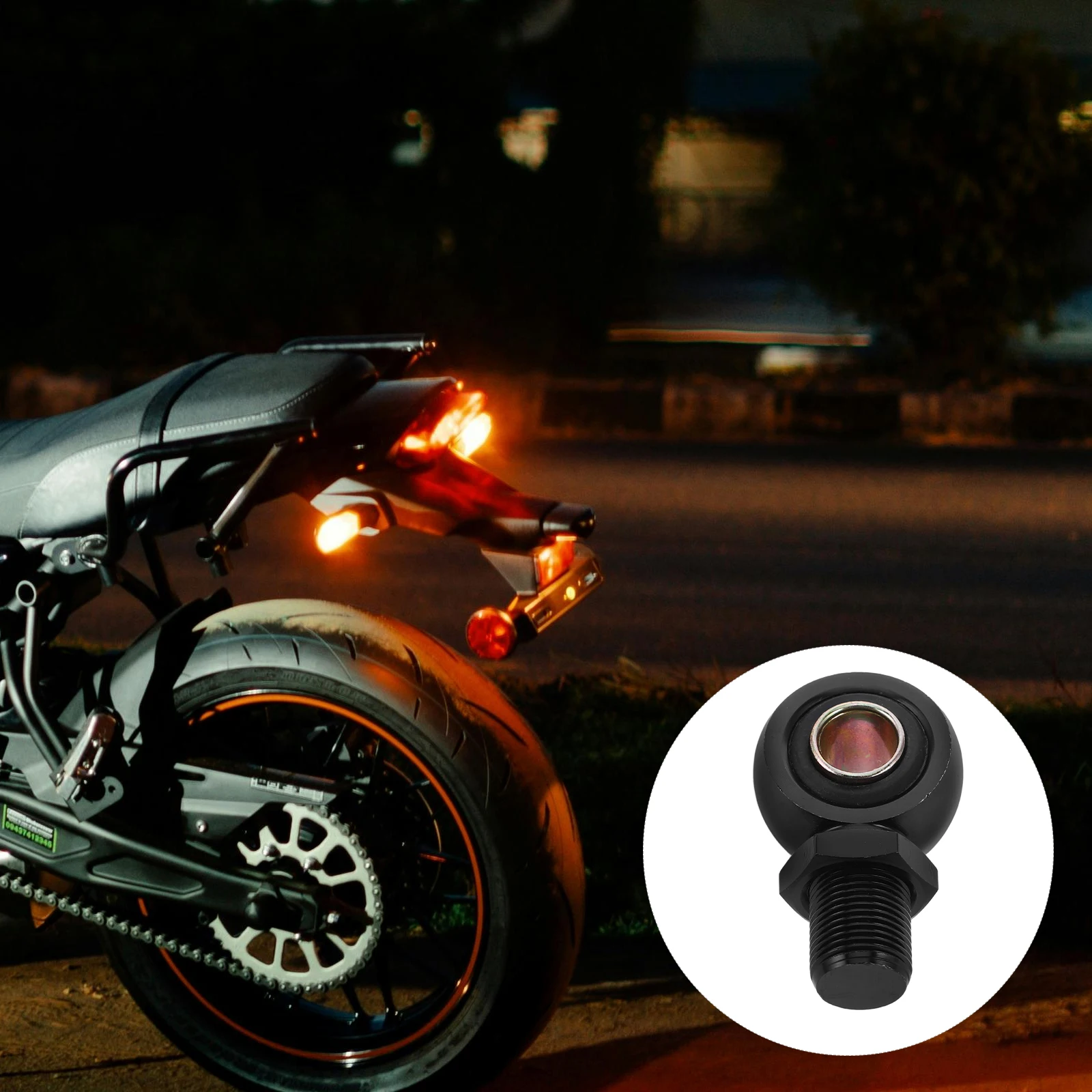 

Universal Motorcycle Shock Absorber Adapter Round Hole Rear Suspension Mount Shock Absorber Connector Replacement for Atv Bike