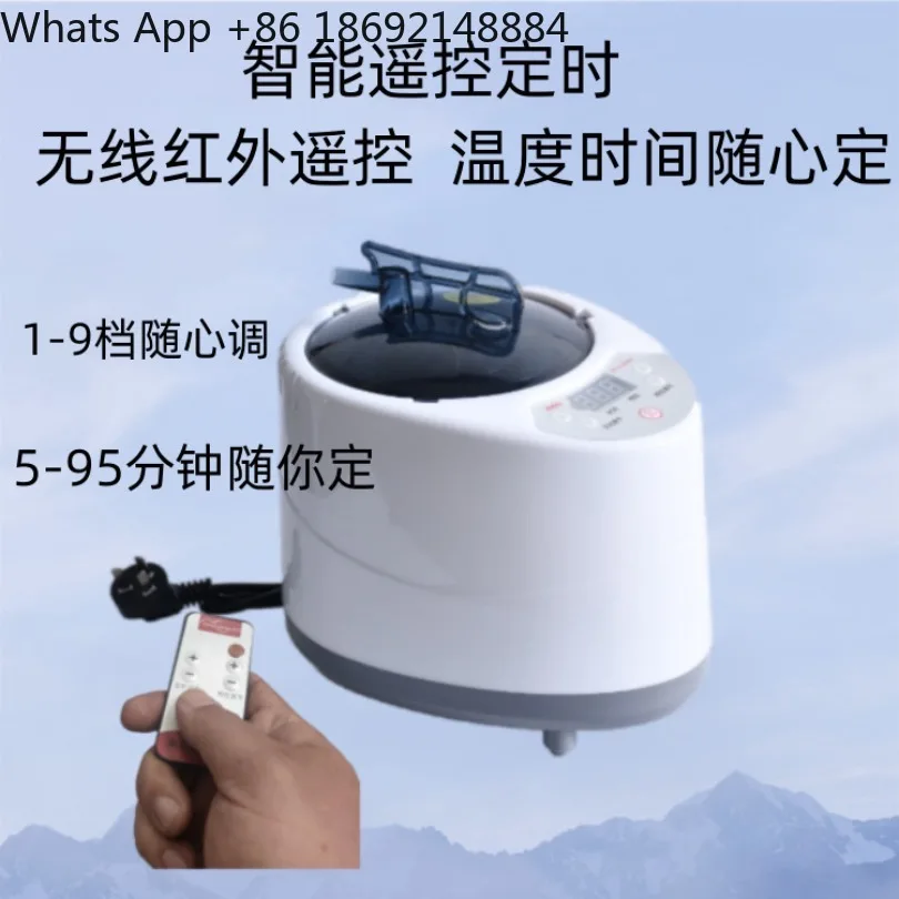 American Standard European Steam Fumigator, Household Sweat Steamer, Stainless Steel Liner, Boiled Medicine Fumigation Equipment