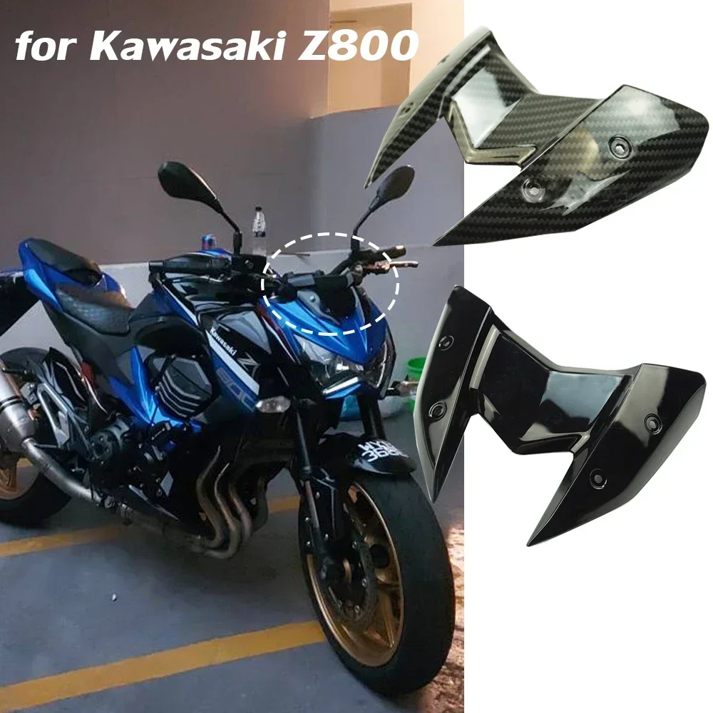 Motorcycle Front Cowl Fairing Cover for Kawasaki Z800 Windscreen Windshield Wind Deflector Double Bubble Z 800 2012-2016 Carbon