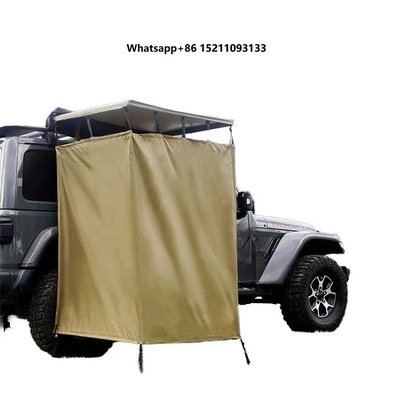 Custom Waterproof Four-season Oxford Fabric Sunshade Portable Changing Room Toilet Privacy Car Side Awning Shower Tent Quick