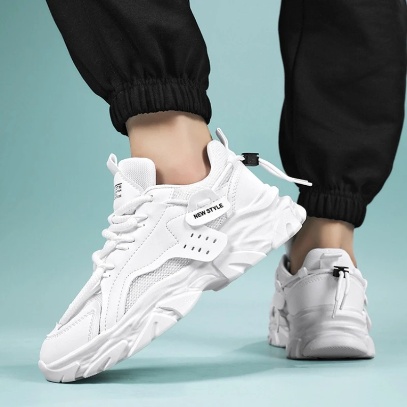 

Новые летние дышащие сетчатые туфли, модная универсальная спортивная обувь на толстой подошве, повседневная удобная нескользящая обувь на толстой подошве