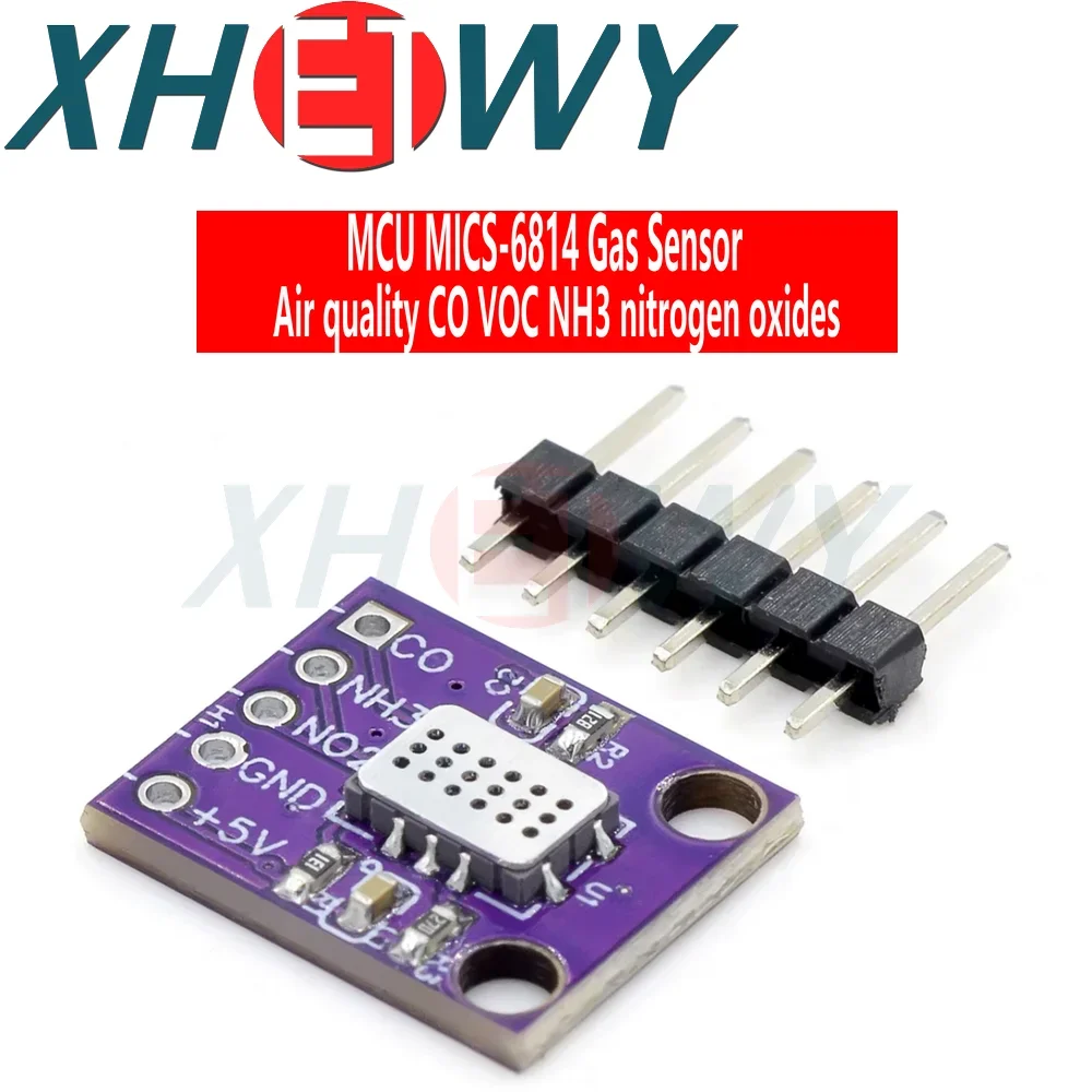 MCU-MICS-6814 Qualidade do ar CO VOC NH3 Sensor de gás oxigênio e nitrogênio