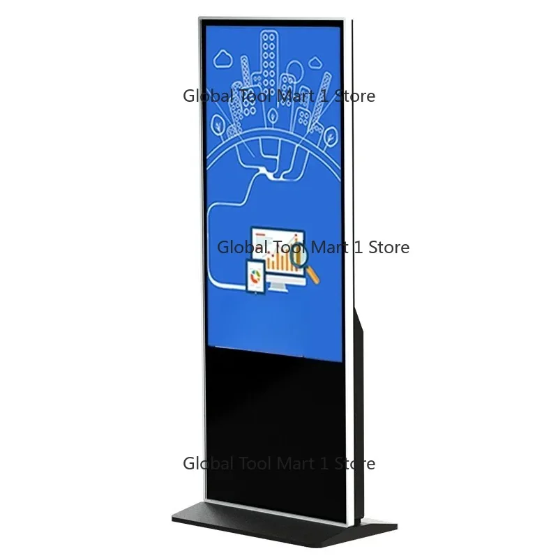

55 Inch USB Video Media Player Kiosk Infr-ared Touch HD LCD Display Andro-d Totem Advertisement Digital Signage Display Video