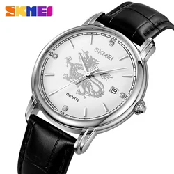 SKMEI Luxury Stainless Steel Watches For Men Women Casual Sportwatch Quartz Wristwatch Male Female Waterproof Clock Reloj Hombre