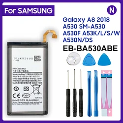 For Samsung EB-BA530ABE 3000mAh Battery For Samsung Galaxy A8 2018 A530 SM-A530 A530F A530K/L/S/W A530N/DS Batteries+Tools