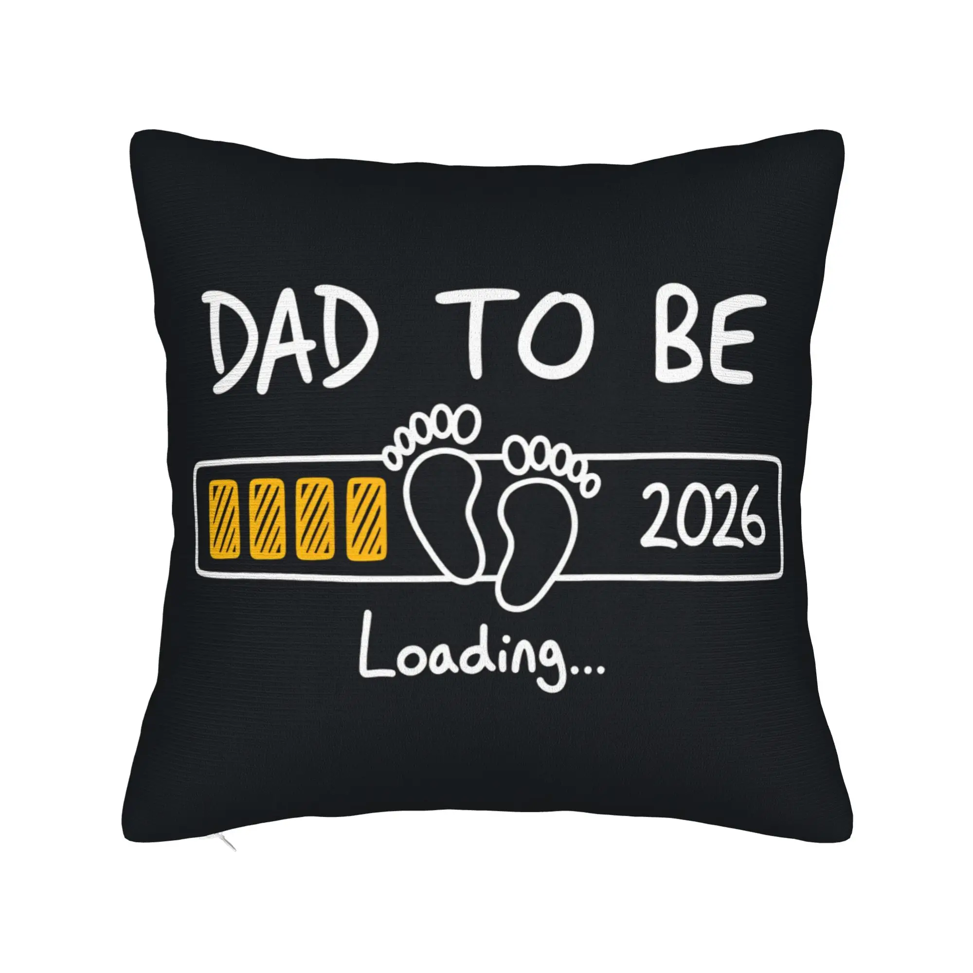 Pillow Case Father Day Dad Est 2026 Papa Comfy  Pillow Cover For Living Room Chair Morden Pillowcases