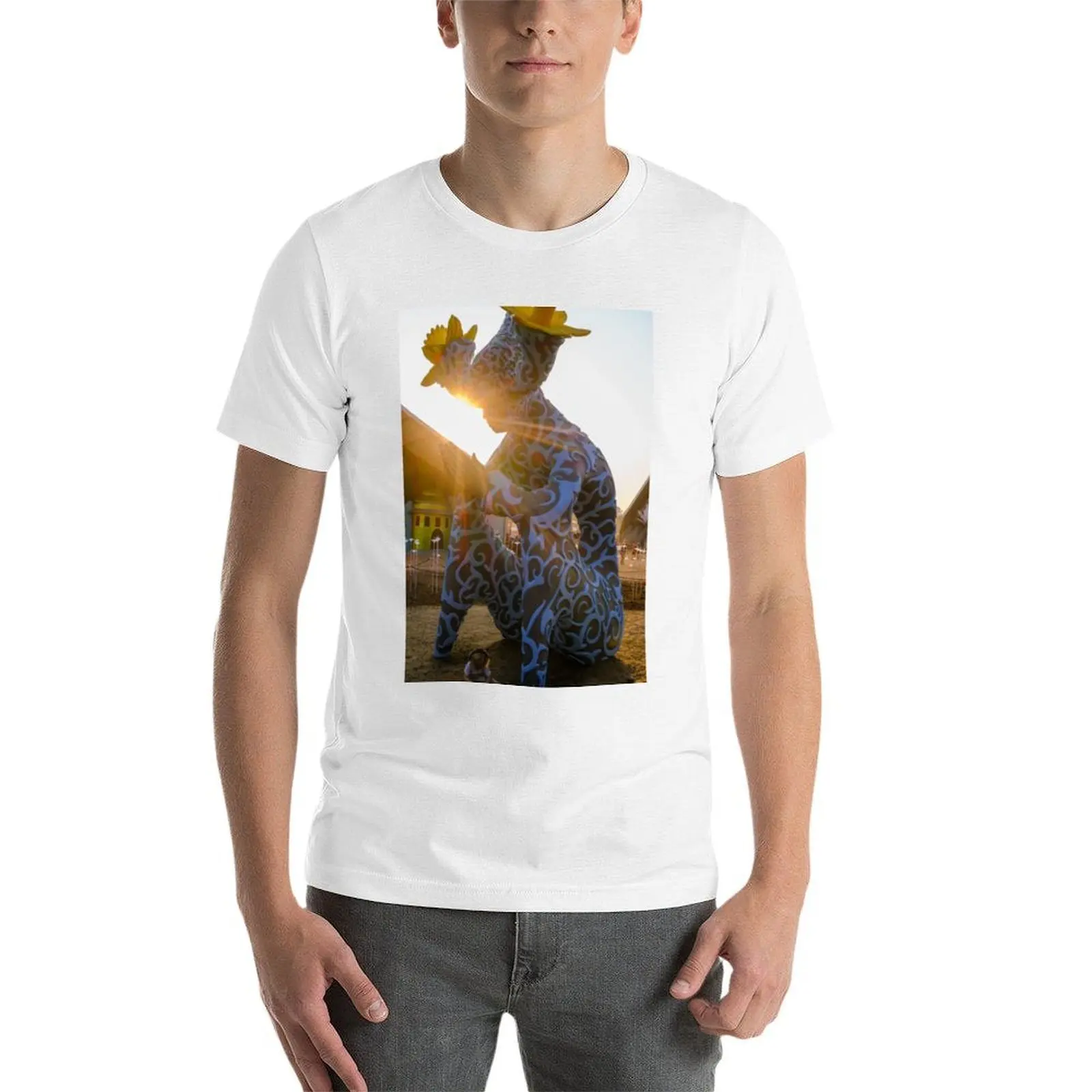 مصمم تي شيرت ضوء الشمس قميص مصمم الصلاة رجل تي شيرت قميص الصيف و تي رجل ر #3