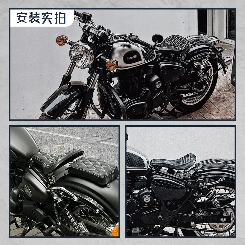 

JC для Benelli Empire 400 Qianjiang QJ Yi 500, модифицированная одинарная пружинная подушка сиденья, подушка заднего сиденья, полка, аксессуары
