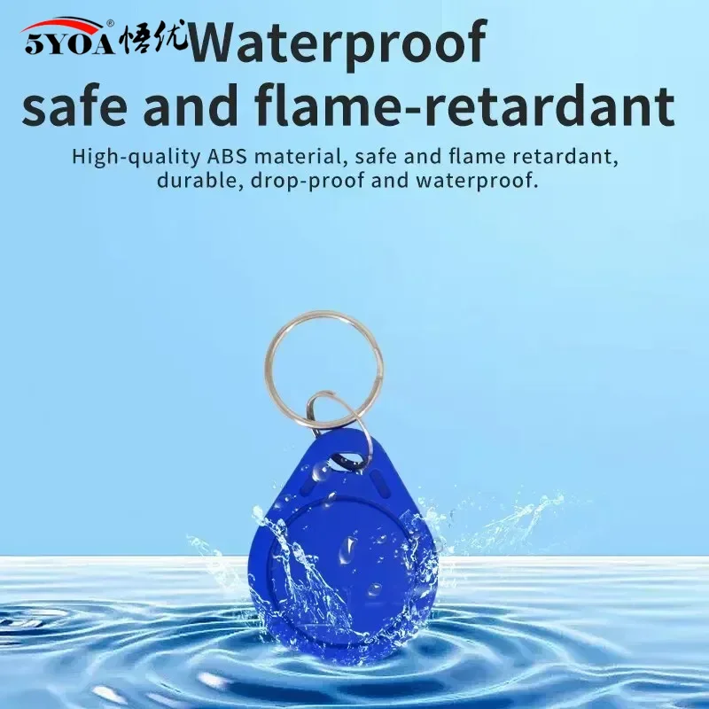 5YOA 10pcs 20pcs 13.56MHz IC Keyfobs Badge RFID Read Only Tags Access Control S50 Token Attendance Management Keychain