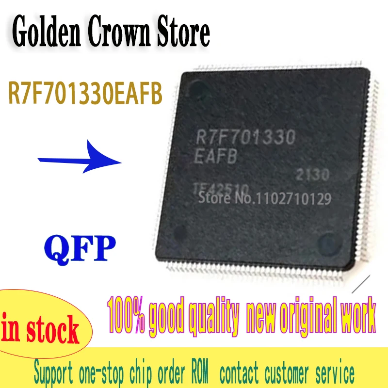 1~10PCS/lot  R7F701330 R7F701330EA QFP144 R7F701330EAFB R7F701330EAFP work New original In Stock