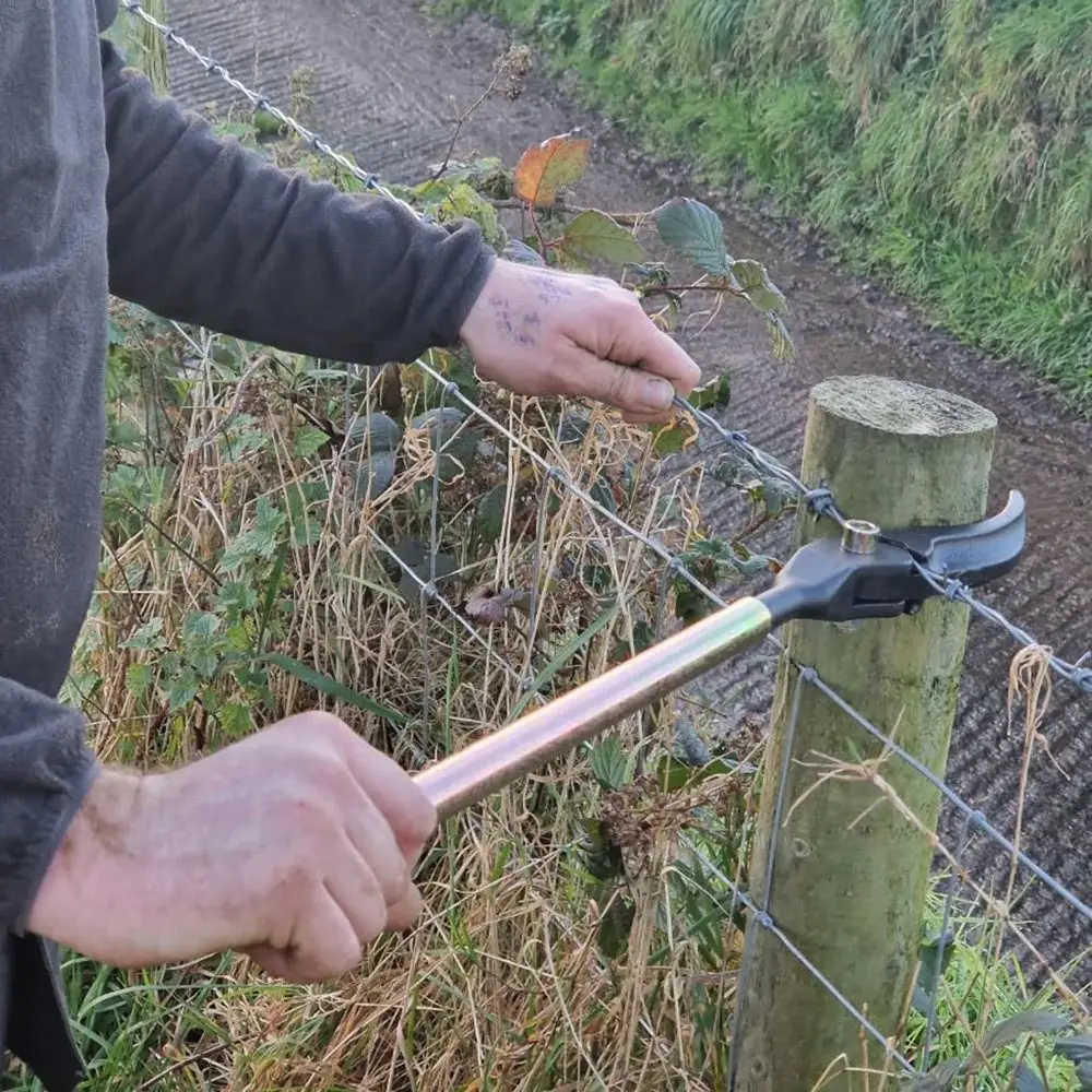 

Long Handle Fence Wire Tightener Efficient Design Time Saving Fence Tensioner Wire Stretcher Smooth Stretcher