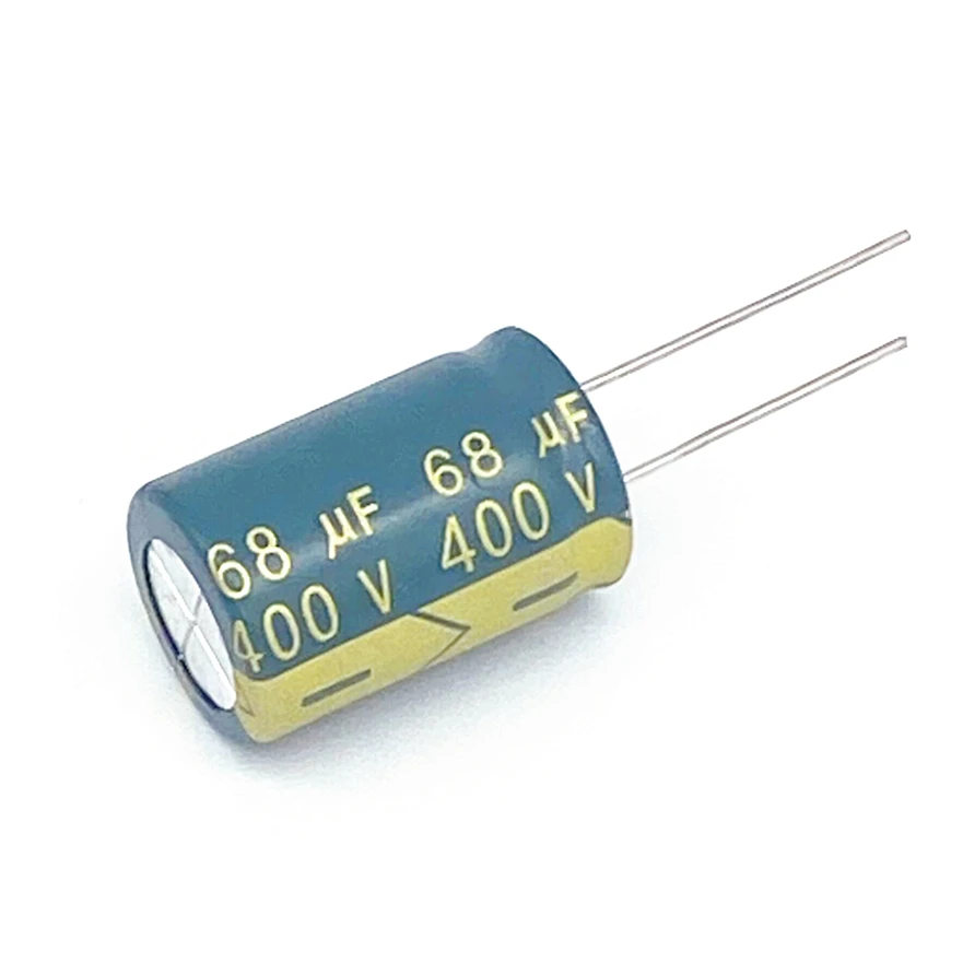 2PCS 400V68UF 68UF 400V Aluminum Electrolytic Capacitor high-frequency 16*25MM