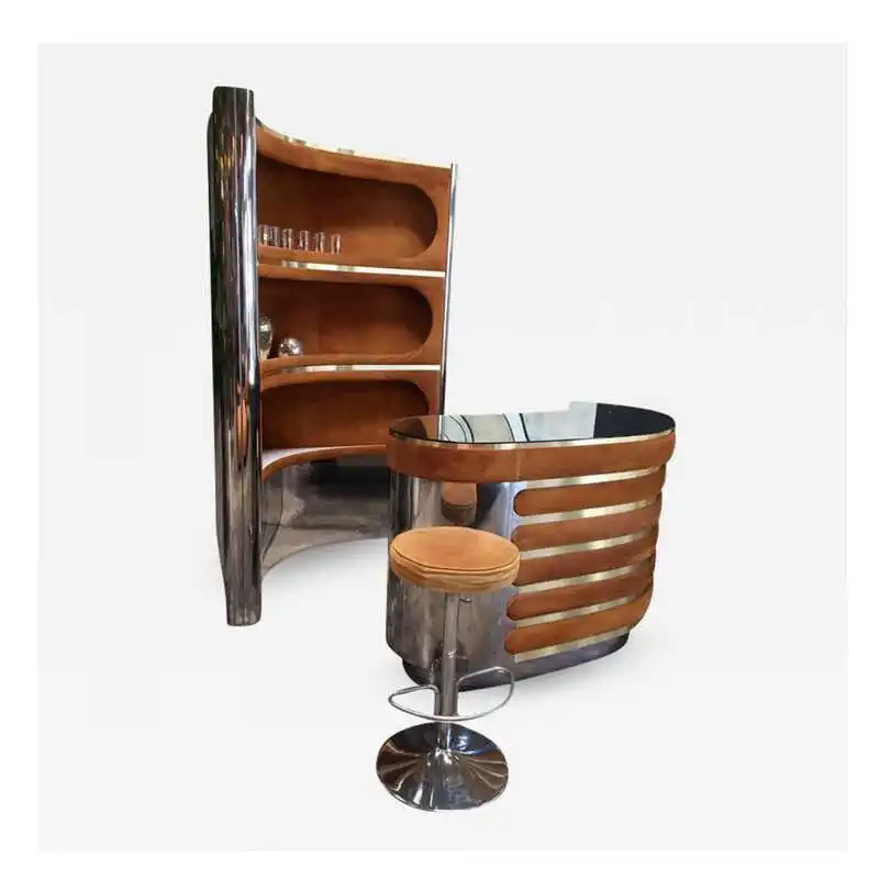 

Italian style, light luxury, triangle, against the wall, wine cabinet, designer, villa, household