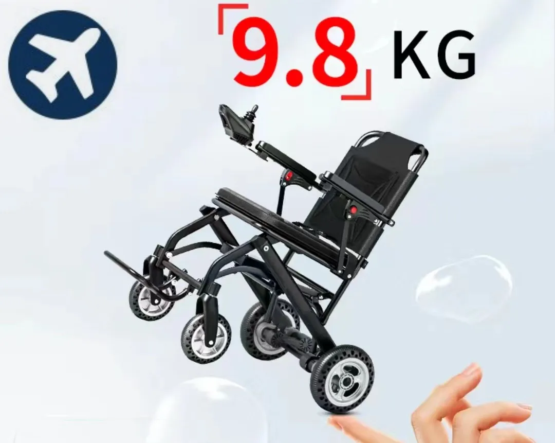 20A Lithium Battery Smart Remote Control Aluminium Frame Portable Lightweight Foldable Power Electric Wheelchair